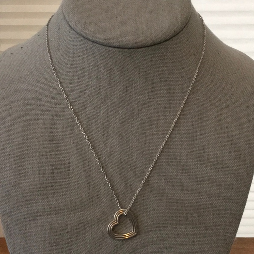 Tiffany&Co. x Menard Collaboration Heart Pendant Necklace in Sterling Silver |